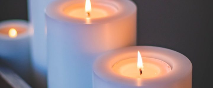 Photo of lit candles