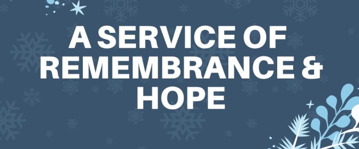 Tuesday, December 12 at 6:00pm: Blue Christmas Service