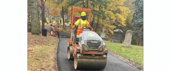 Area closures at St. James Cemetery